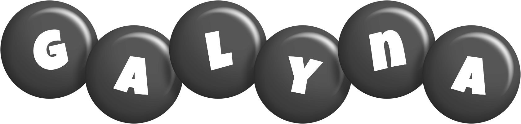 Galyna candy-black logo