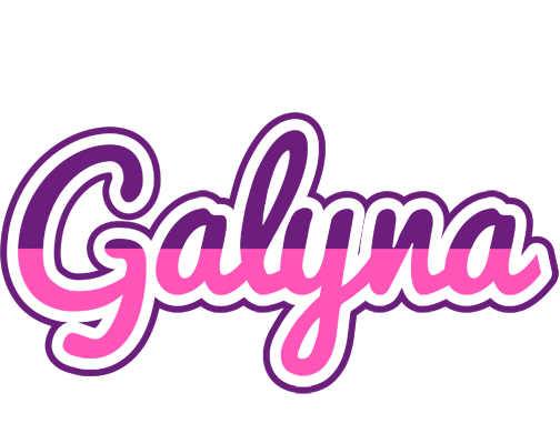 Galyna cheerful logo