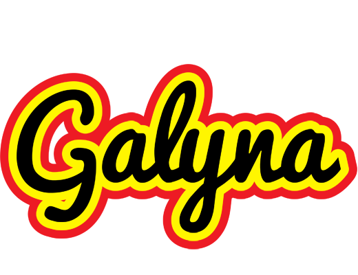 Galyna flaming logo