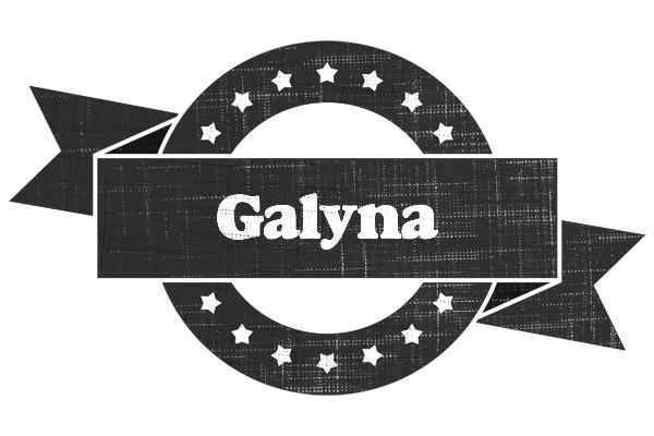 Galyna grunge logo