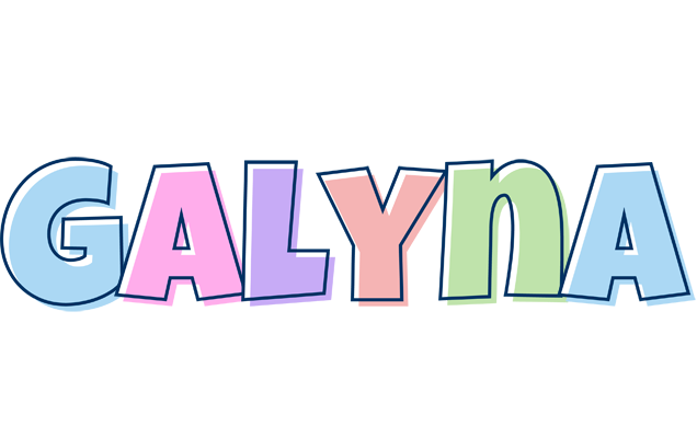 Galyna pastel logo