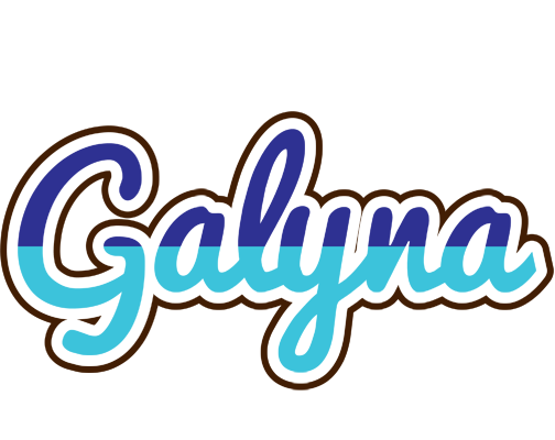 Galyna raining logo