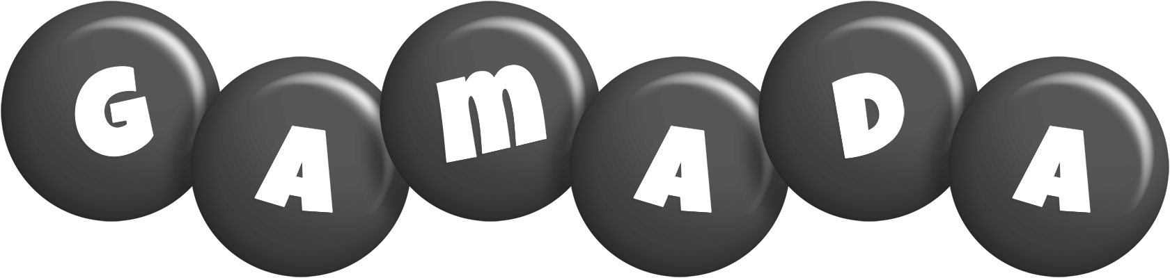 Gamada candy-black logo