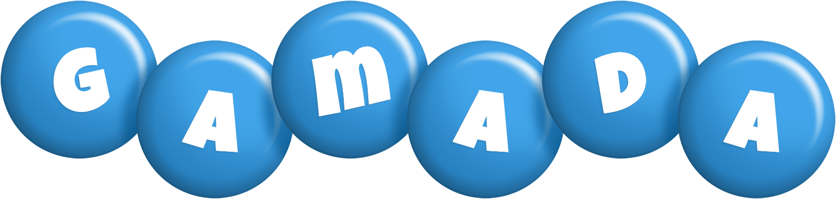 Gamada candy-blue logo