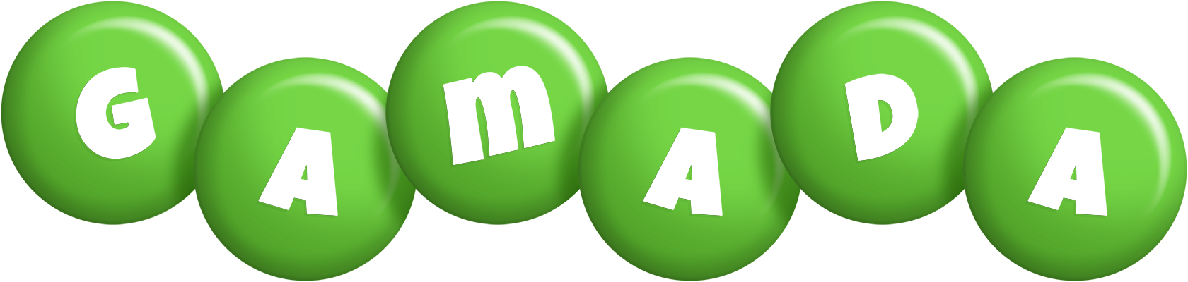 Gamada candy-green logo