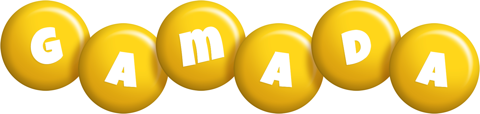 Gamada candy-yellow logo