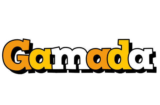 Gamada cartoon logo