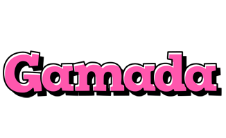 Gamada girlish logo