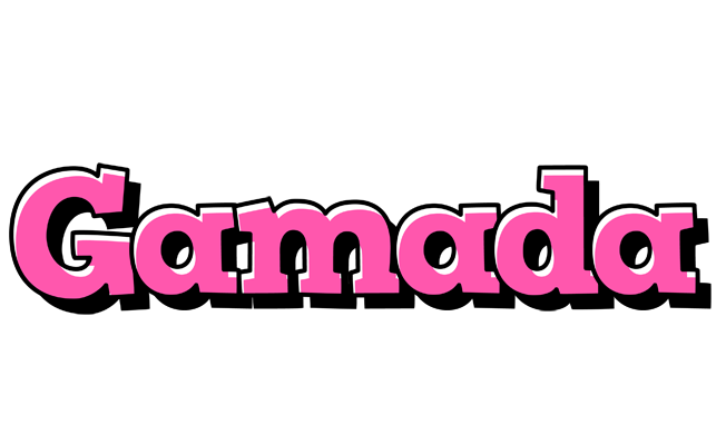 Gamada girlish logo