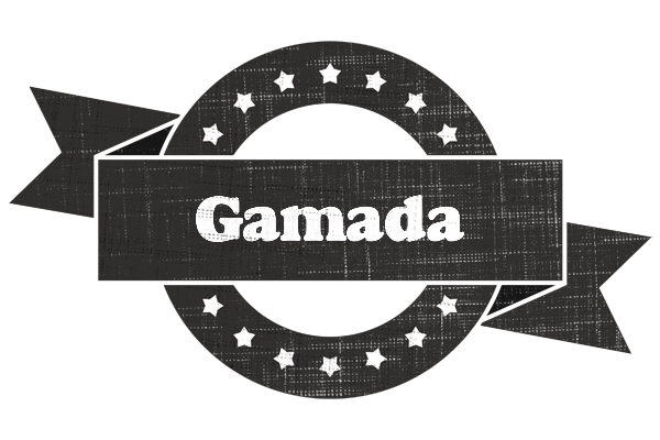 Gamada grunge logo