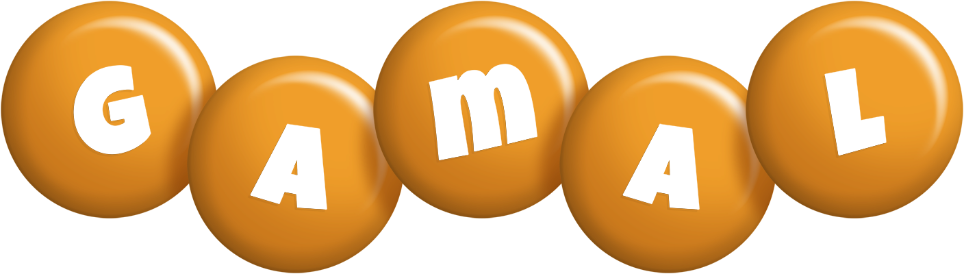 Gamal candy-orange logo