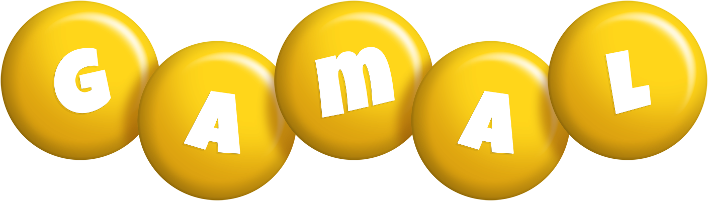 Gamal candy-yellow logo