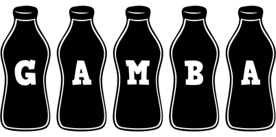 Gamba bottle logo