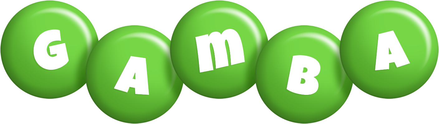 Gamba candy-green logo