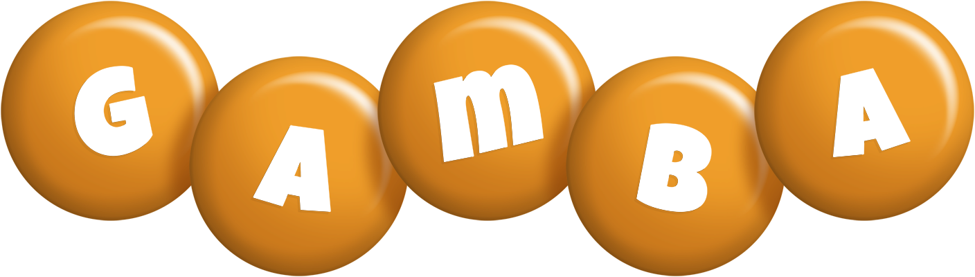Gamba candy-orange logo