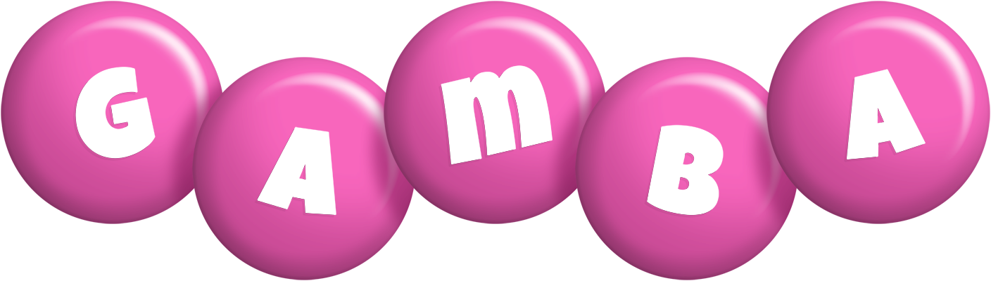 Gamba candy-pink logo
