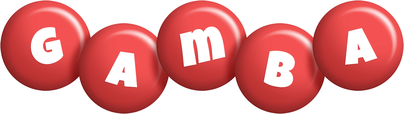 Gamba candy-red logo