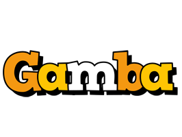 Gamba cartoon logo