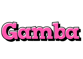 Gamba girlish logo