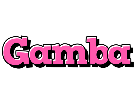 Gamba girlish logo