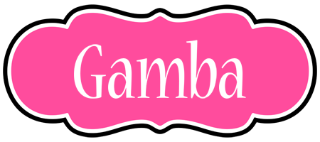 Gamba invitation logo