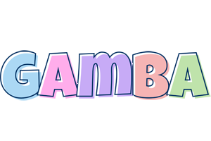 Gamba pastel logo