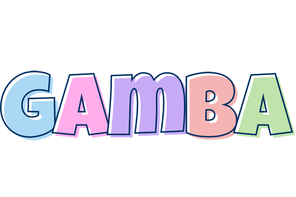 Gamba pastel logo