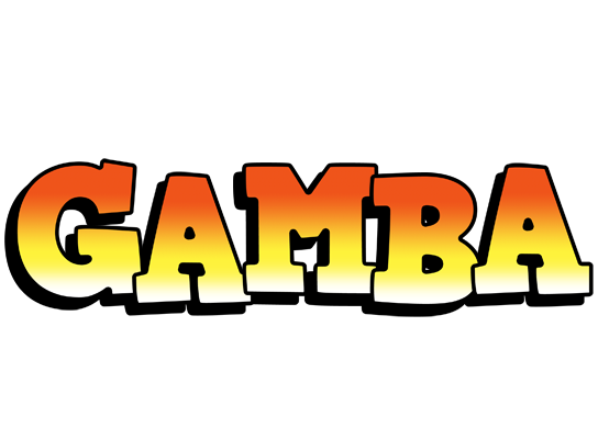 Gamba sunset logo
