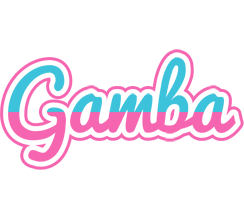 Gamba woman logo