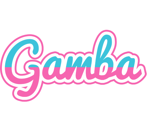 Gamba woman logo