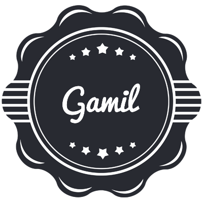 Gamil badge logo