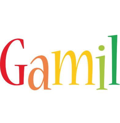 Gamil birthday logo