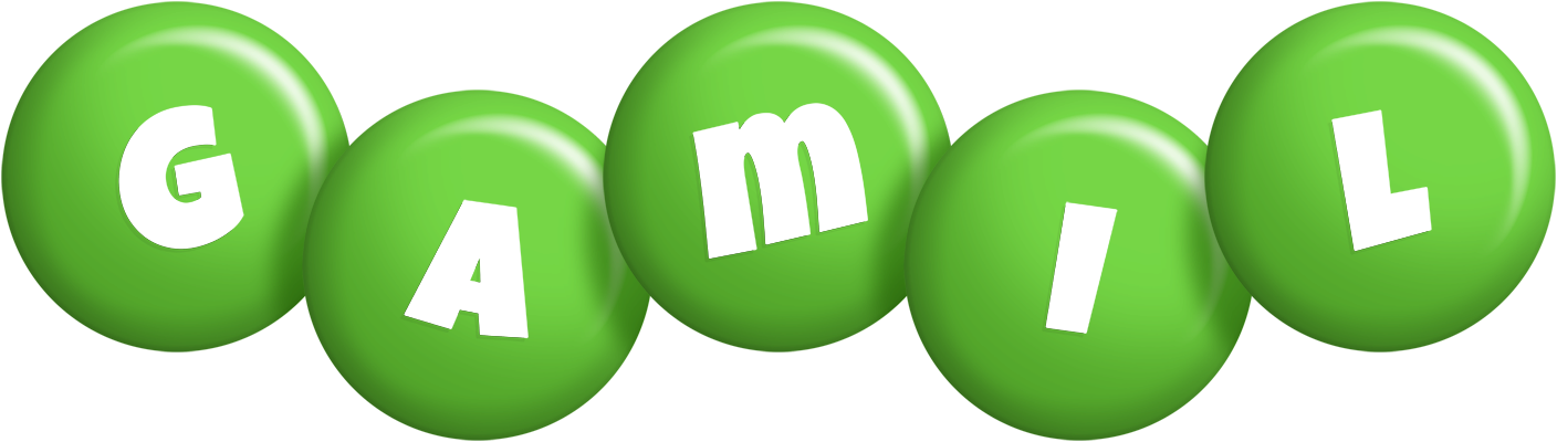 Gamil candy-green logo