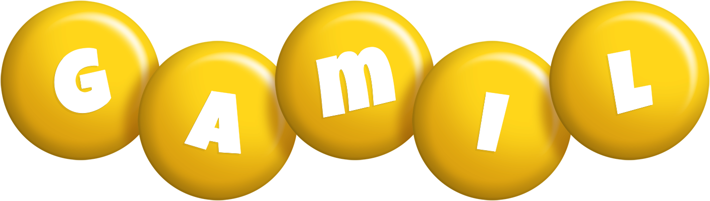 Gamil candy-yellow logo