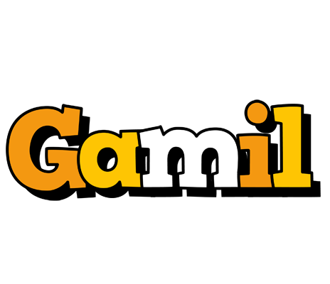 Gamil cartoon logo