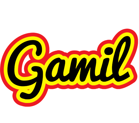 Gamil flaming logo
