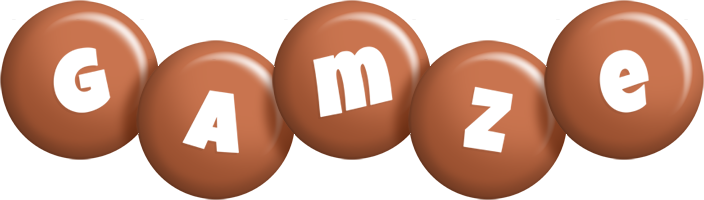 Gamze candy-brown logo