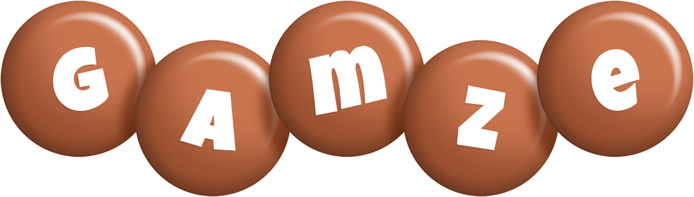 Gamze candy-brown logo