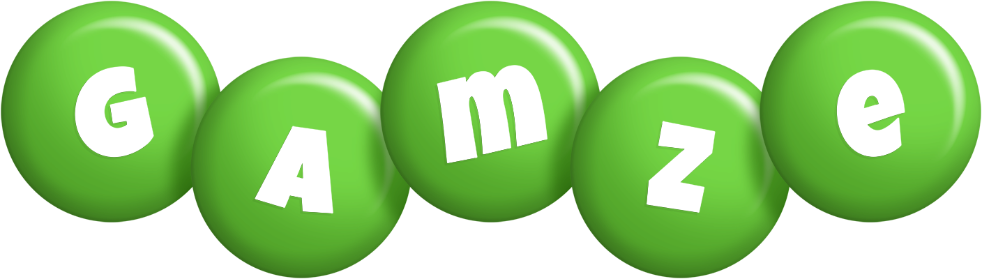 Gamze candy-green logo