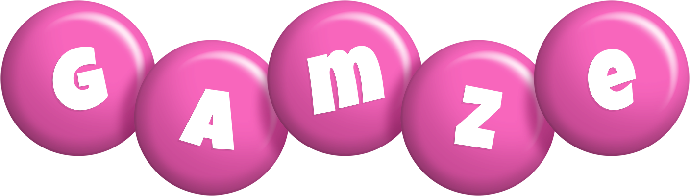 Gamze candy-pink logo