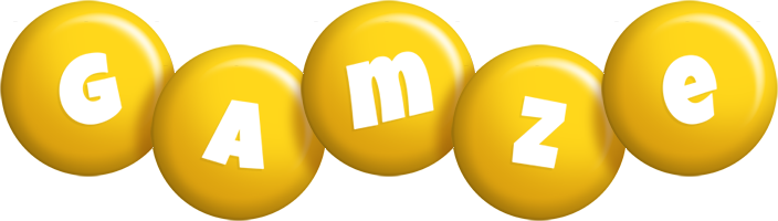Gamze candy-yellow logo
