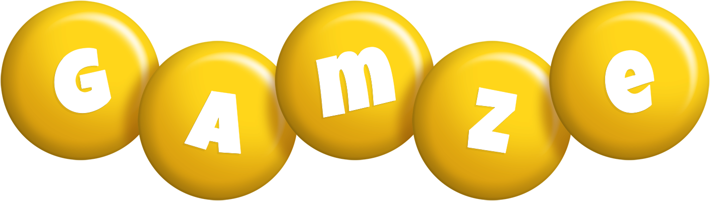 Gamze candy-yellow logo