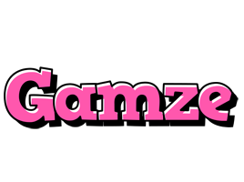 Gamze girlish logo