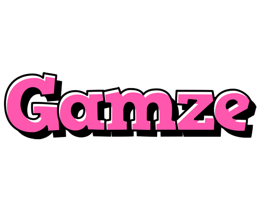 Gamze girlish logo