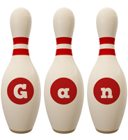 Gan bowling-pin logo