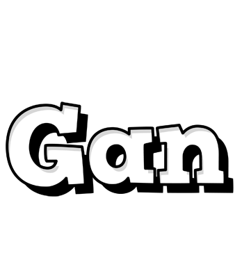 Gan snowing logo