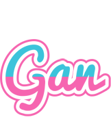 Gan woman logo