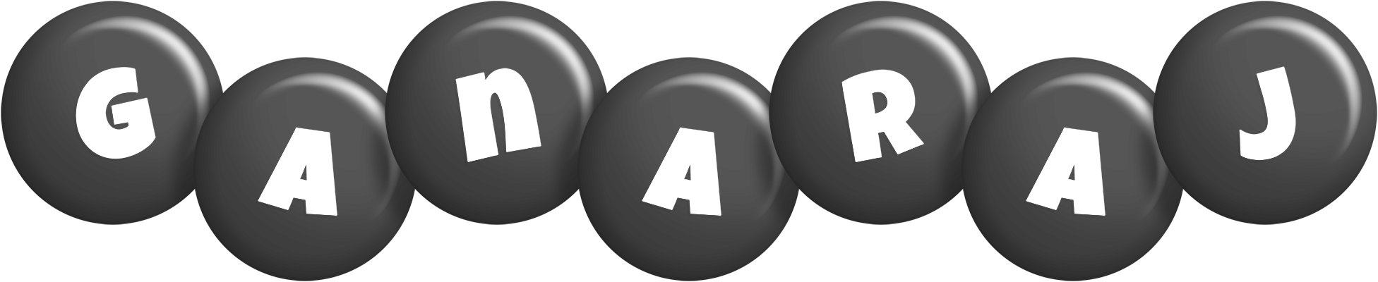Ganaraj candy-black logo