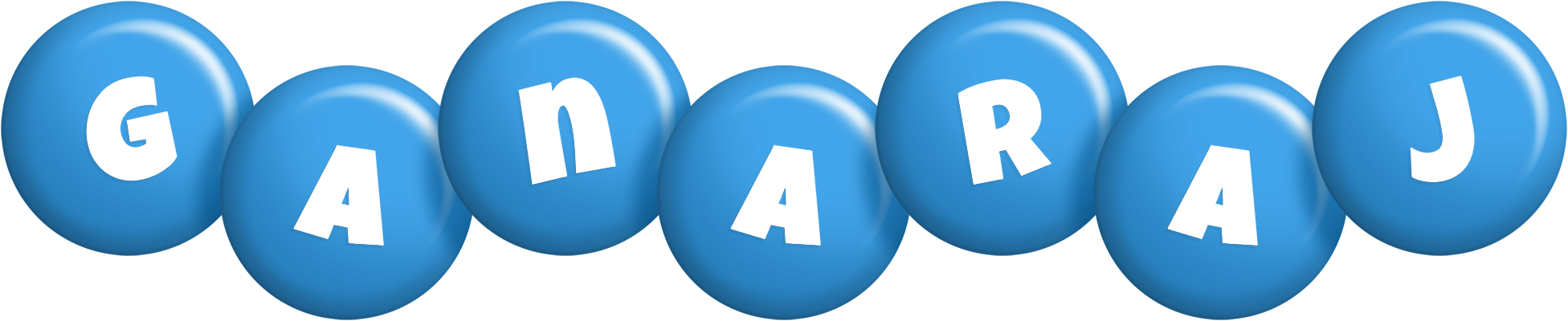 Ganaraj candy-blue logo