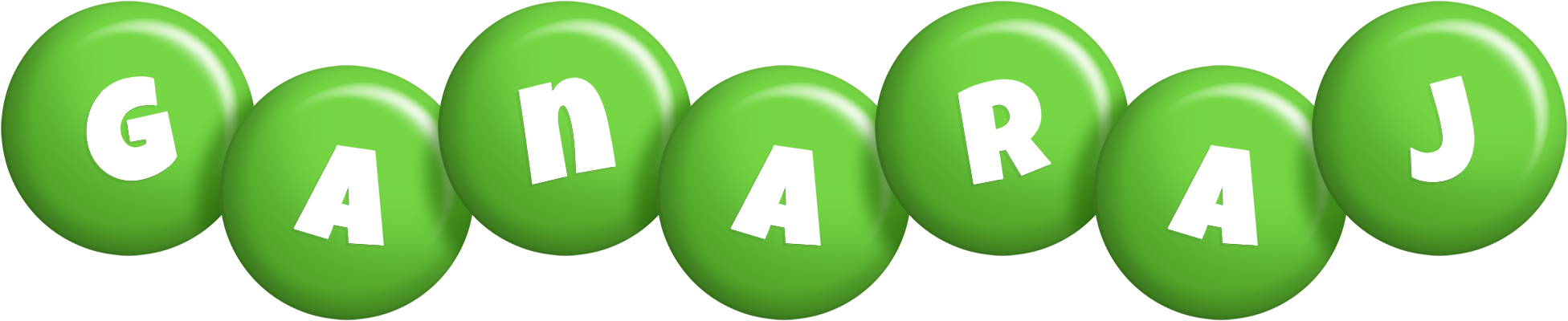 Ganaraj candy-green logo